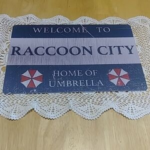 Distressed vintage style new Wall Art, Raccoon City